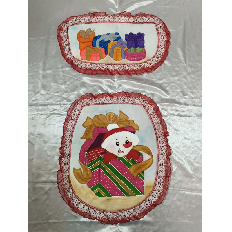 Juego de baño muñeco de nieve